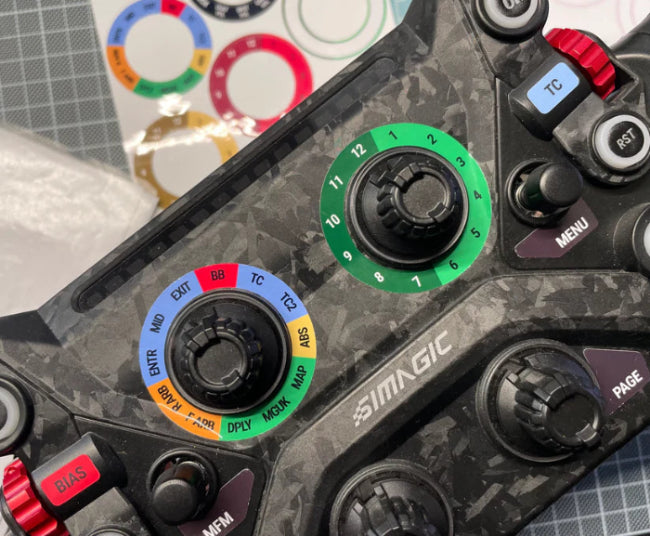 12 Segment Custom Dials (Simagic GT Neo)